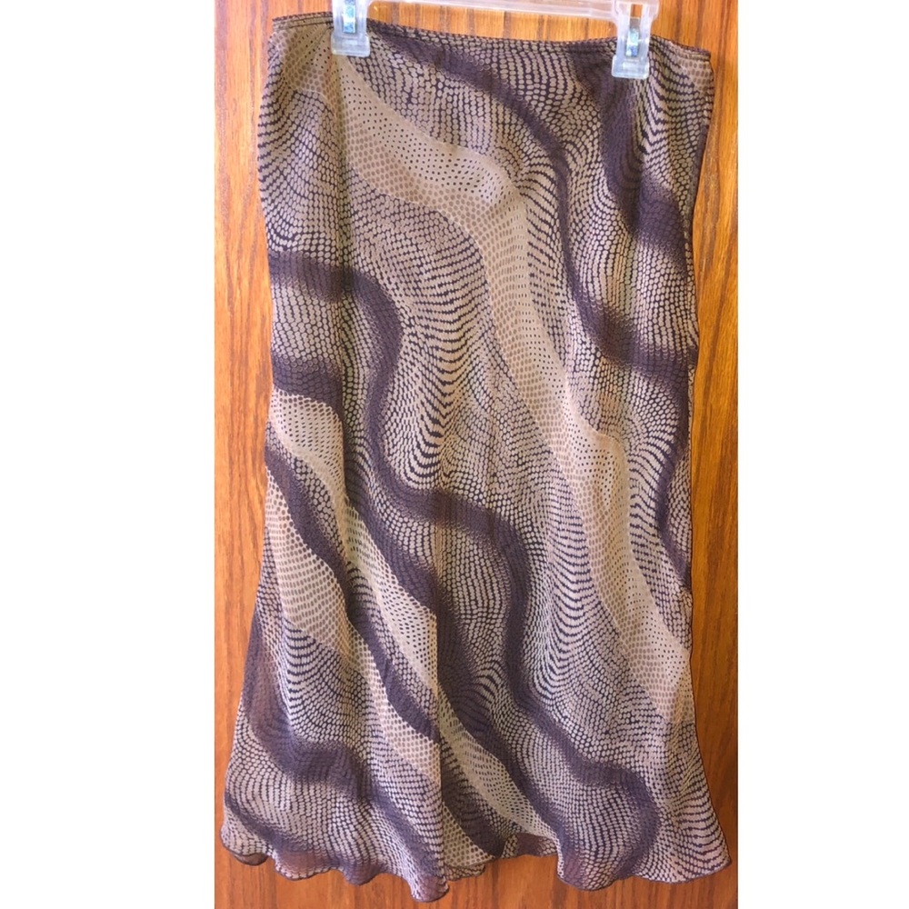 La Belle Brown Midi Skirt Size 9